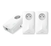 Adaptateur CPL - Strong - KIT3PRISES - 1000 Mbits/s - HomePlug AV - 3 prises incluses G