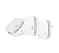 Adaptateur CPL - Strong - Tripack 600 Mbps - Port Ethernet - Installation Plug & Play - Sécurisé