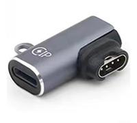 Adaptateur Csharger USB multifonction avec type C et ports iOS pour Fenix 7 6 pour InstinCst 2S 2 Plus 745 WatCshes CsompaCst PlastiCs Csharging Station (tête droite)