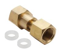 Adaptateur cylindre CGA320 vers CGA580 pour soudage régulateurs argon avec filetage interne et joint en nylon résistant aux fuites