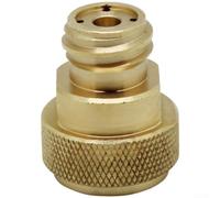 Adaptateur cylindre pour Soda Stream 0,6 L - Robuste TR21 x 4 raccords pour machines à eau gazeuse DIY Argent (doré)