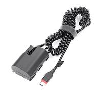 Adaptateur d ' Alimentation de Batterie factice Portable de Type C à LPE6 DR-E6, pour Accessoires de caméra 60D 70D 80D 5DS R 5D, Alimentation de caméra de sécurité