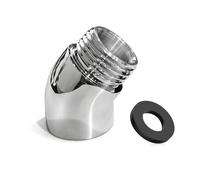 Adaptateur d’Angle 135° pour douchette et pommeau_de_douche - Raccord G1/2 Universel Anti-Fuite avec Joint, Extension Rigide Idéale pour bras_de_douche et Tuyau