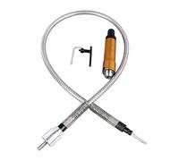 Adaptateur d’arbre flexible pour perceuse électrique, mandrin d’extension pour outils sans fil avec connecteur de 6 mm, outil d’extension flexible pour meuleuses, machines de gravu (Modèle en acier