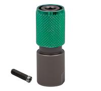 Adaptateur d ' embout de conversion d ' outil, 1/4 po, 1/2 ", 1/2" | Corps fileté en acier carbone avec manchon moleté pour les travaux d ' installation