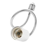 Adaptateur d ' extension d ' ampoule E27 à col de cygne, de lampe à vis en céramique pour luminaires de cuisine et de salle de bain