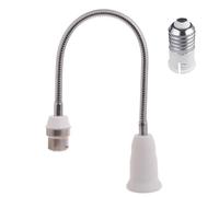 Adaptateur d ' extension de douille d ' extension B22 à E27, flexible, douille d ' ampoule standard réglable dans toutes les directions, rallonge de lumière réglable, 50cm