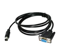 ADAPTATEUR D-SUB 9 BROCHES FEMELLE VERS MINI DIN 8 BROCHES MÂLE CÂBLE DE COMMUNICATION ET DE PROGRAMMATION(1.8m)