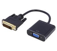 Adaptateur D-Sub HD femelle vers DVI-D male 0.15m noir