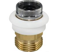 Adaptateur d'accouplement à pression pour lave-vaisselle portable utilisant des filetages GHTM de 15/16" ou 55/64" x 1,9 cm (court)