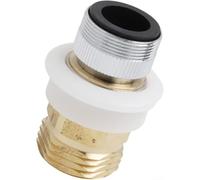 Adaptateur d'accouplement à pression pour lave-vaisselle utilisant des raccords en laiton GHTM de 15/16" ou 55/64" x 3/4" (long)