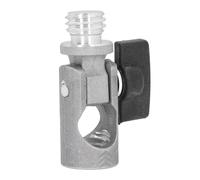 Adaptateur d'adaptateur à prisme universel alliage d'aluminium pour télémètre Tripod RTK GPS Arpenty Pole 5 / 8in11 Femme à Adaptateur masculin