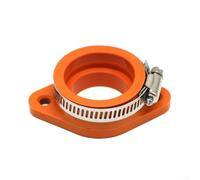 Adaptateur d'admission de carburateur en caoutchouc pour PWK 21-34, collecteur d'admission de rechange ABS pour PWK21/30 PWK32/34, adaptateur de carburateur de moto tout-terrain (40 mm, orange)