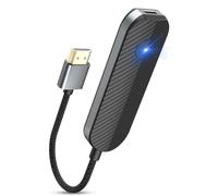 Adaptateur d'affichage HDMI sans fil, 4K 1080p WiFi pour iPhone iPad, Tiktok YouTube mise en miroir sur TV, synchronisation vidéo HD, non compatible avec Netflix