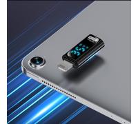 Adaptateur d'affichage numérique 35 W à charge rapide 140 W Type C femelle vers mâle avec affichage de l'alimentation en temps réel pour transmission de données multi-appareils (A)