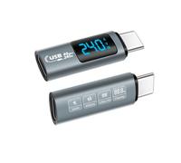 Adaptateur d'affichage numérique USB4 : 240 W, transfert de données 40 Gbit/s Bleu