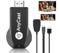 Adaptateur d'affichage sans fil,4K 1080p HDMI WiFi Mobile Screen Mirroring Receiver Dongle, adaptateur d'affichage Dongle pour i-Phone/i-Pad/Android vers TV projecteur prend en charge Miracast Airplay