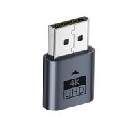 Adaptateur d'Affichage Virtuel | Connecteur De Simulation De Signal 4K - Adapté aux Cartes DP Pilote d'Affichage Virtuel - Verrouillage pour PC Portable et de Jeu Travail à Distance
