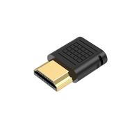 Adaptateur d'affichage virtuel HDMI 4K, dispositif de Streaming, affichage virtuel, adaptateur d'affichage sans fil haute résolution, émulateur, prise factice-Noir (plastic)
