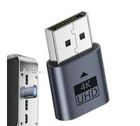 Adaptateur d'affichage virtuel pour machines informatiques - Pilote de carte vidéo compatible 4K,Émulateur d'écran virtuel | Pour ordinateur portable d'écran Ordinateur de jeu et travail