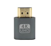 Adaptateur d'affichage virtuel, prise factice VGA compatible HDMI, adaptateur DDC Edid, prise en charge 1920x1080P pour carte vidéo BTC minage