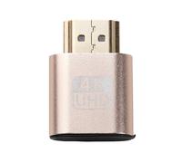 Adaptateur d'affichage virtuel VGA compatible HDMI 1.4 DDC EDID, prise factice, sans tête, émulateur d'affichage fantôme, plaque de verrouillage de carte vidéo