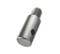 ADAPTATEUR D'AGITATEUR M14 FOREUSE DE SOL, TARIÈRE | compatible avec perceuses de Bosch, Makita, Einhell, pour clôtures, poteaux et arbres, 6 x 2x2 cm, 100 g, sans rouille