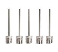 Adaptateur d'aiguille de Pompe de gonflage de Ballon 5X Unisexe Parfait pour la Valve de Sport de Basket-Ball de Football Rentable et Durable Attractive, Silver, 5个/份