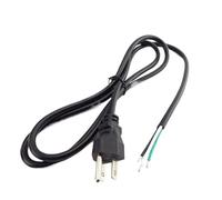 Adaptateur d'alimentation 3 Broches UE/US AC 110 V 220 V 240 V 3 A, Câble Électrique for Lave-Vaisselle, Rallonge for Ventilateur Et Aspirateur T1(US Plug)