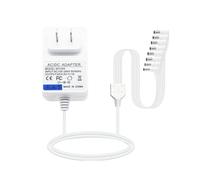 Adaptateur d'alimentation 4,5 V CA/CC 4 sorties compatible avec Lemax accessoire lumineux 94566 94563 94564 94565 74295 74269 74707 84428 44242 - Décoration de village de Noël et d'Halloween