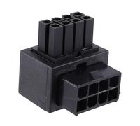 Adaptateur d'alimentation 8 broches coudé à 90 degrés pour carte mère CPU pour ordinateur de bureau, carte mère, adaptateur d'alimentation 8 broches