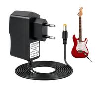 Adaptateur d'alimentation 9 V CC pour pédale de guitare 9 V 1 A, compatible avec Boss PSA, alimentation flexible pour pédales de guitare et appareils d'effets, câble de 1 m, connecteur 5,5 × 2,1 mm