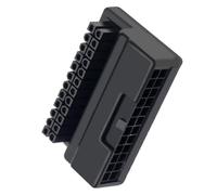 Adaptateur d'alimentation à angle droit ATX24 broches efficace pour les installations compactes de boîtiers de PC et cartes mères Adaptateur d'alimentation