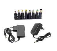 Adaptateur d'alimentation AC DC 220V 110V à 5V 6V 8V 9V 10V 12V 13V 15V 24V, prise de chargeur universelle 1A 2A 3A, 8 pièces, connexion 5,5x2,5mm 13V 2A With 8PCS