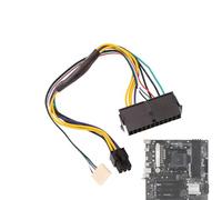 Adaptateur d'alimentation Alimenté À 6 Broches - Câble d'alimentation ATX, Remplacement du Mini Connecteur | 24 Broches Femelle À 6 Broche Mâle, Mise À Niveau De Connexion Alimentée par Carte Mère De