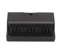 Adaptateur d'alimentation ATX 24 Broches à 90 Degrés, Connecteur à Angle Droit Masculin à la Carte Mère PC et PSU, Plug & Play ABS Adapter Board, Améliore la Gestion des Câbles