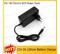 Adaptateur d'alimentation cc 21V 2a pour perceuse électrique 18V, outils électriques intelligents, transformateur de chargeur de batterie au Lithium 21V, prise ue US US Plug