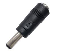 Adaptateur d'alimentation CC 5,5 mm x 2,5 mm à 5,5 mm x 2,1 mm Convertisseur de Puissance coaxial Femelle vers CC mâle pour appareils de vidéosurveillance, caméra de Surveillance vidéo, lumières LED