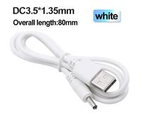 Adaptateur d'alimentation cc USB, 1m, convertit en 3. 5x1.35 Mm 3.5x1.35mm, câble de chargement pour haut parleur, cordon d'alimentation 5v, 3.5mm