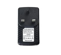 Adaptateur d'alimentation compact sur Ethernet pour caméras de sécurité, plusieurs tensions de sortie en option de 12 V à 48 V, prises britanniques, infuseur poète pour appareil photo