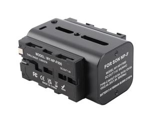 Adaptateur d'alimentation de Batterie NP F Mode pour NP F970 F550 F770 Montage d'alimentation de la Batterie de la Caméra à Double Face pour Affichage et Vidéo - Adaptateurs