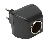 Adaptateur d'alimentation de voiture 110V-240V AC à 12V DC, indicateur lumineux LED, adaptateur allume-cigare, prise ue