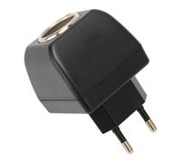 Adaptateur d'alimentation de voiture 110V-240V AC à 12V DC, indicateur lumineux LED, adaptateur allume-cigare, prise ue