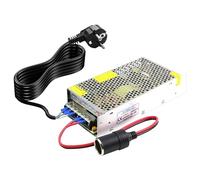 Adaptateur d'alimentation de voiture, convertisseur de tension 220 V à 12 V 20 A 240 W, adaptateur secteur, allume-cigare, adaptateur avec prise allume-cigare pour glacière, aspirateur de voiture