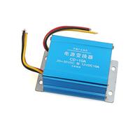 Adaptateur d'alimentation en Tension, transformateur, convertisseur de Puissance, entrée DC 24 V à Sortie 12, Alimentation métal Bleu 10 A