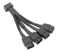 Adaptateur D'alimentation GPU - Câble De Connecteur À Profil Bas 16 Broches, Extension D'angle De 90 Degrés, Conception À Manchon Durable, Alimentation Stable | Utilisation De La Gestion Des Câbles