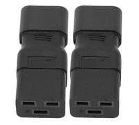 Adaptateur d'alimentation IEC320 C14 vers IEC320 C19, Paquet de 2 PDU UPS Power IEC Mâle C14 vers Femelle C19, Connecteur IEC, Prise de Conversion PDU Serveur, Adaptateur
