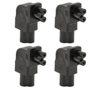 Adaptateur d'alimentation IEC320 C6 à IEC320 C5, Angle Droit, Virage à Gauche de 90 Degrés, pour Adaptateurs d'alimentation pour Ordinateur Portable, Lampes de Bureau, Moniteurs