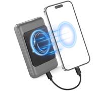 Adaptateur d'alimentation Magnétique MagPatch | 3 Tailles pour MagSafe | 3mm d'Épaisseur avec Aimant N52 | Inclut Câble Type-C 60W de 10cm (Noir, Standard)