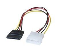 Adaptateur d'alimentation Molex vers SATA - 20 cm